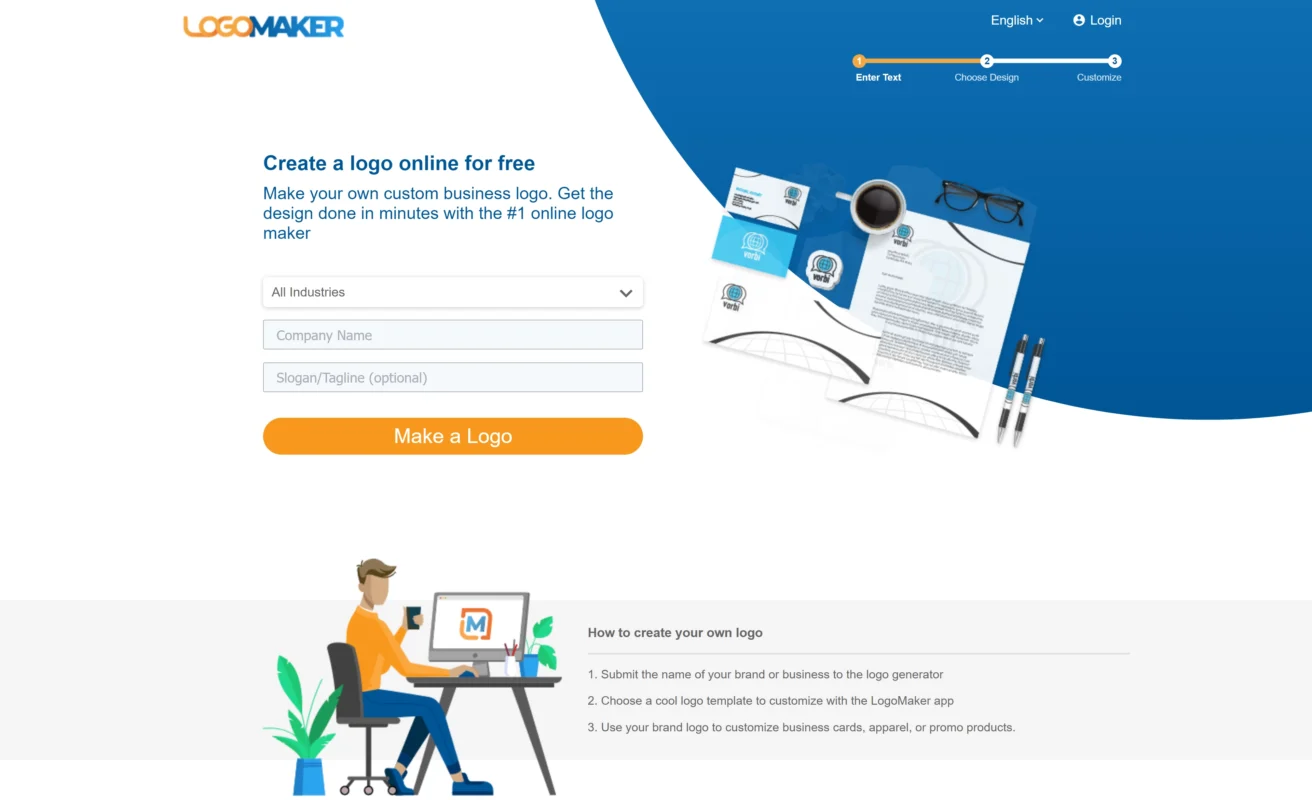 Logo Maker – Trang web tự tạo logo miễn phí