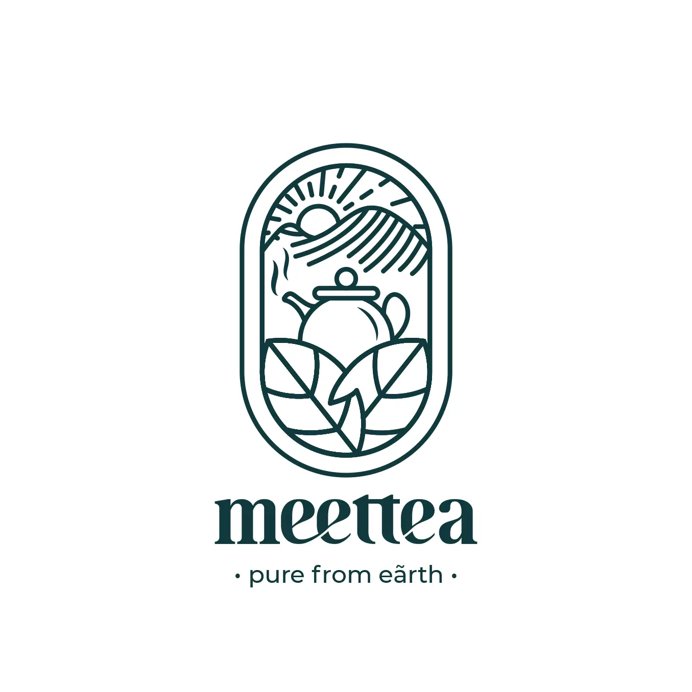 Thiết kế logo trà meettea